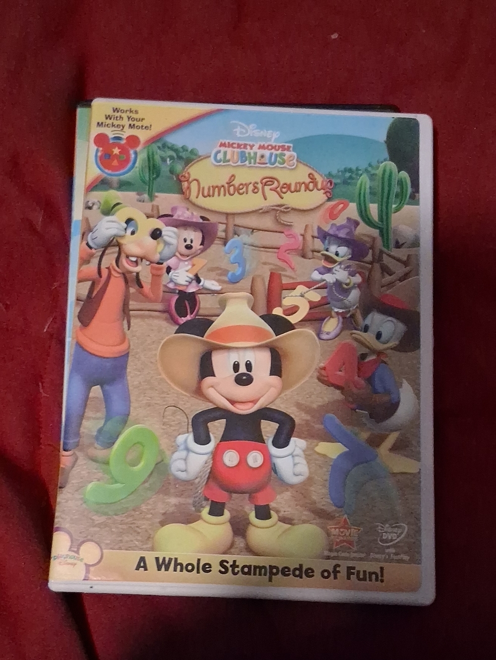 Numbers Roundup Kids DVD - Red